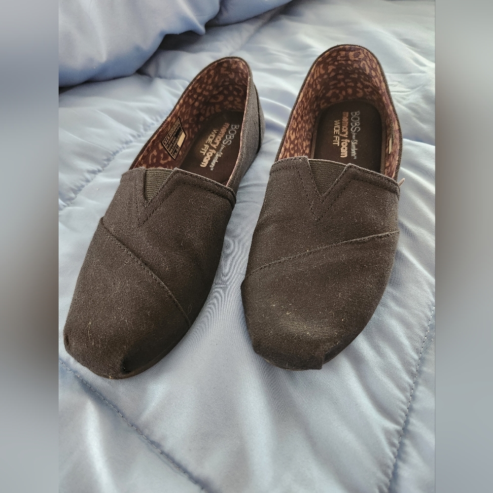 BOBS from Skechers Charcoal Slip-On Loafers